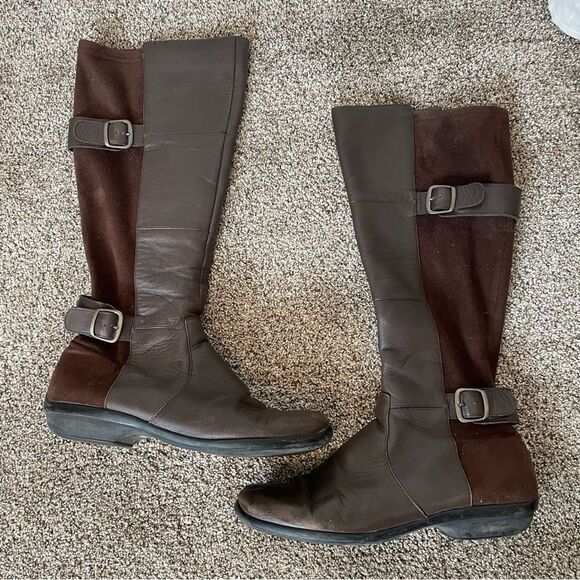 Dansko Shoes - Dansko Odessa Brown Leather Knee High Boots - sz 40